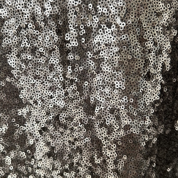 STELLA & DOT silver sequin top - Picture 3 of 7